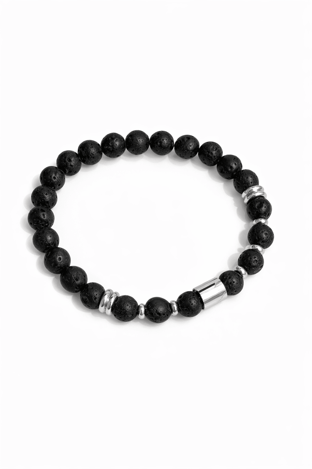 BRACCIALE PIETRA LAVICA - ANIMO