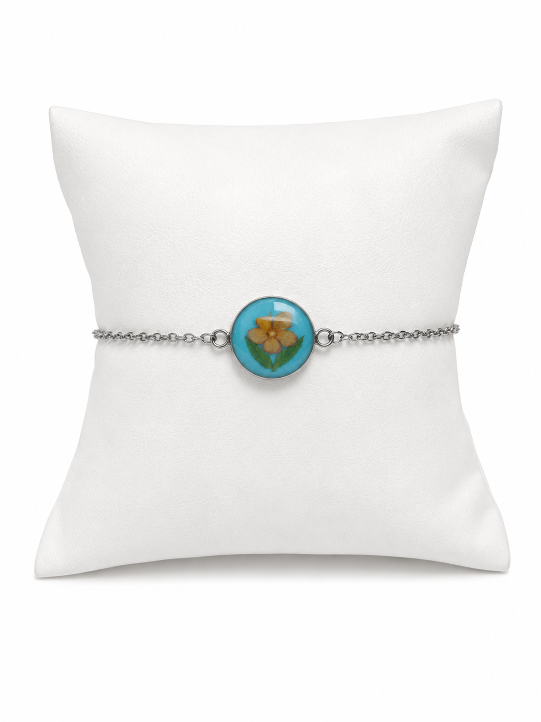 BRACCIALE ARTIGIANALE FIORE PESCA
