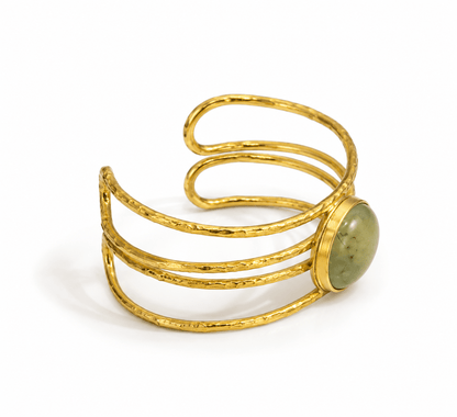 Bracciale FLUX Rigido con Prehnite - ANIMO