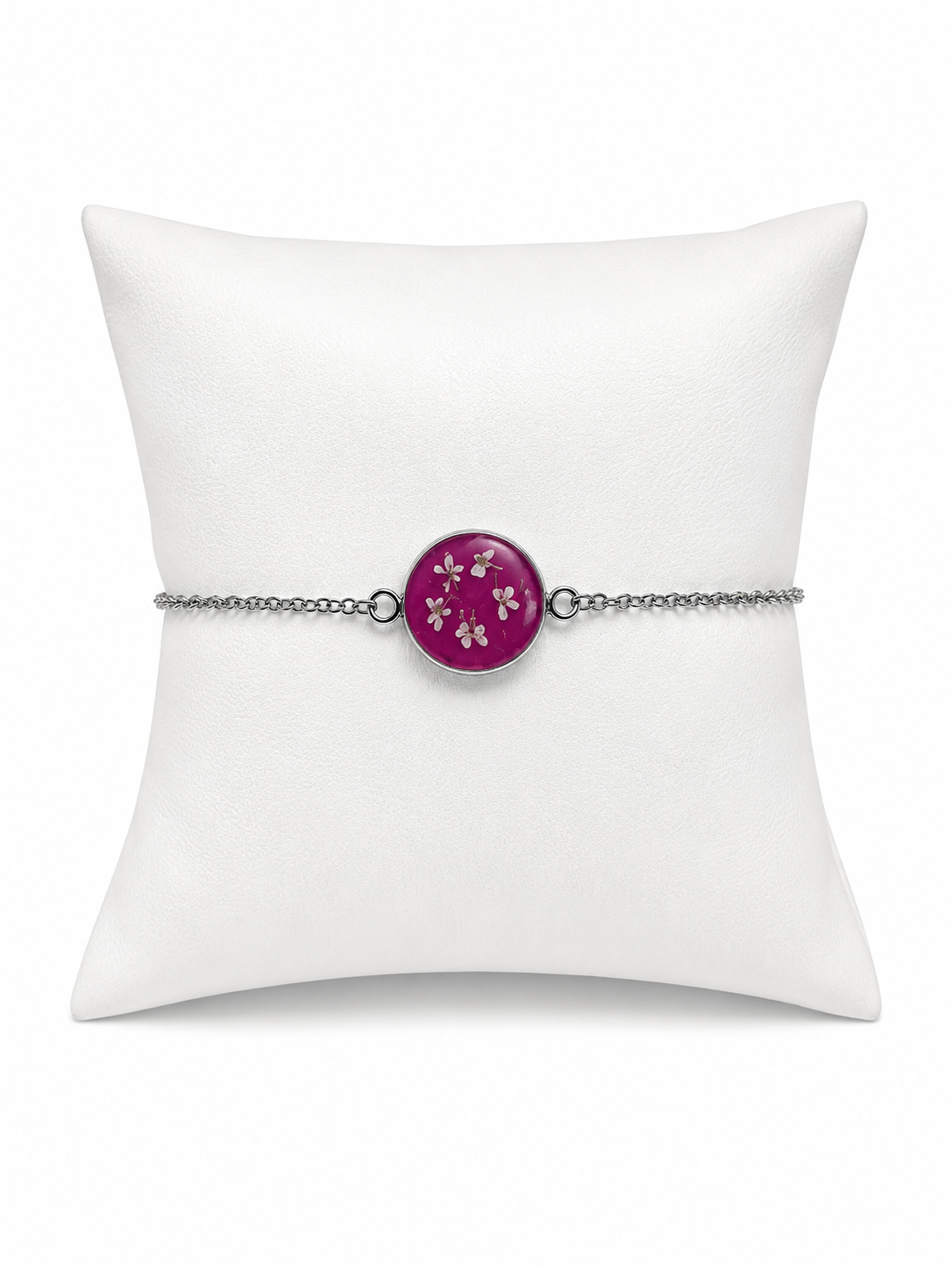 BRACCIALE ARTIGIANALE FIORI FLUO