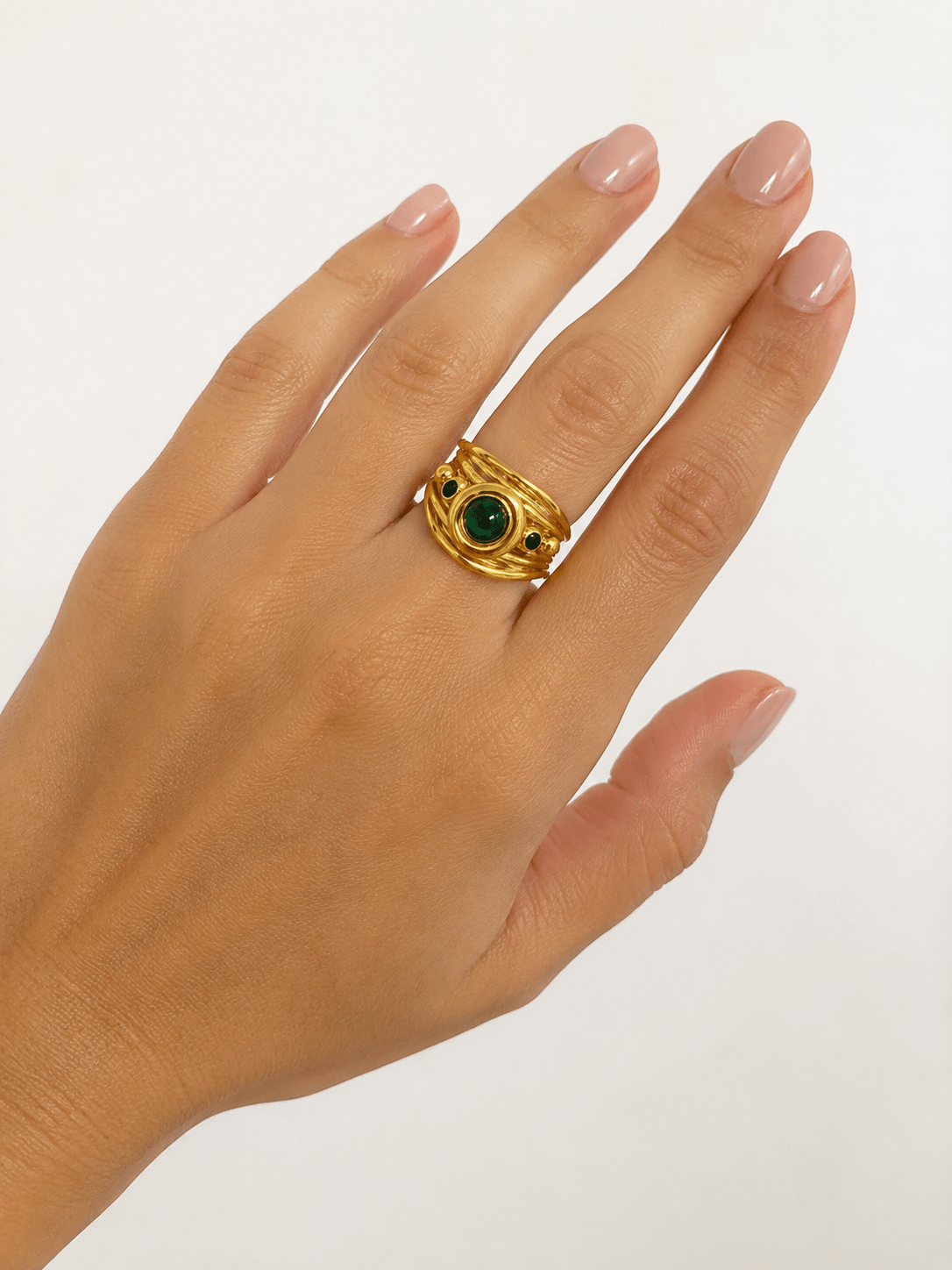 ANELLO MALACHITE - ANIMO