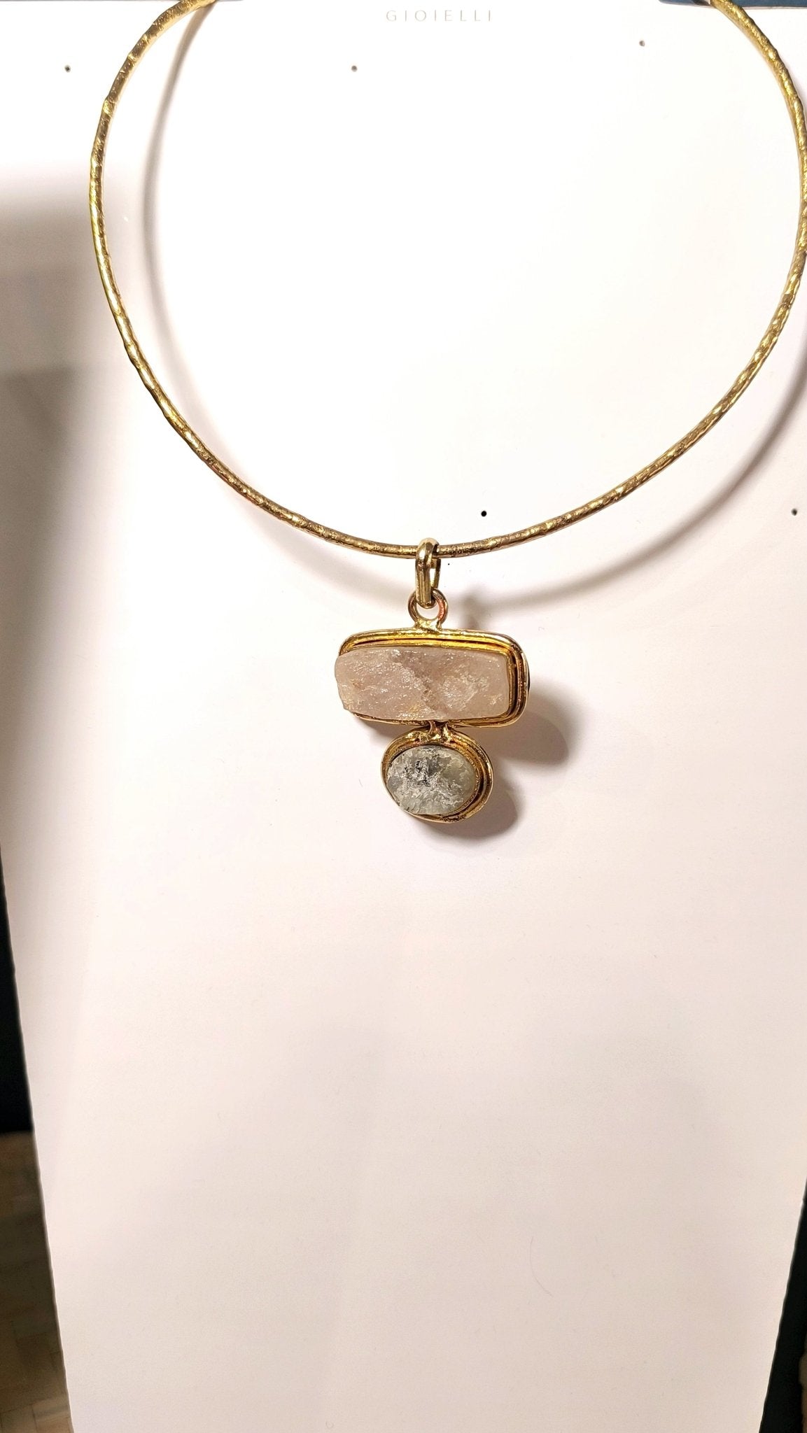 CHOKER AMETISTA E QUARZO - ANIMO