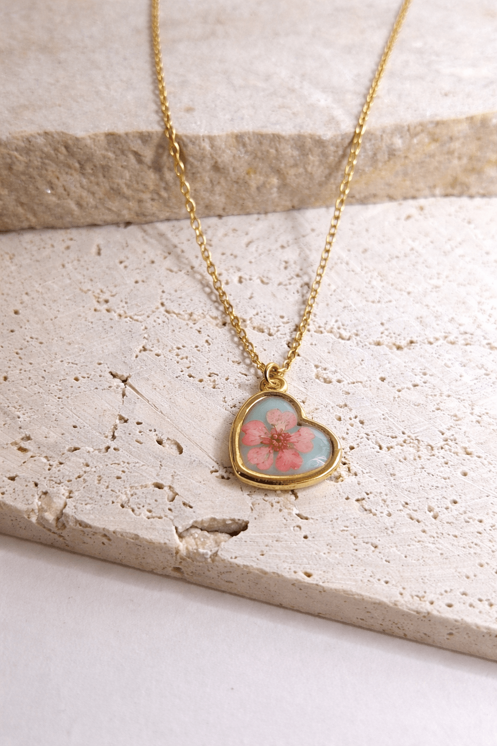 COLLANA CUORE FIORITO - ANIMO