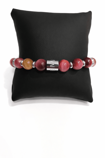 BRACCIALE TIGRE BORDEAUX - ANIMO