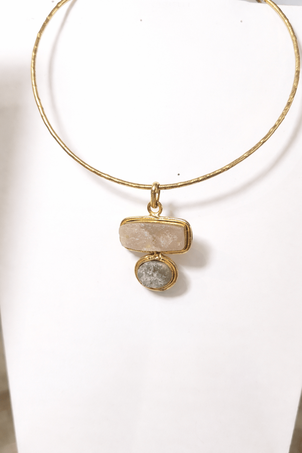 CHOKER AMETISTA E QUARZO - ANIMO