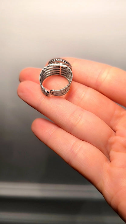 ANELLO ROSSO FIORITO - ANIMO